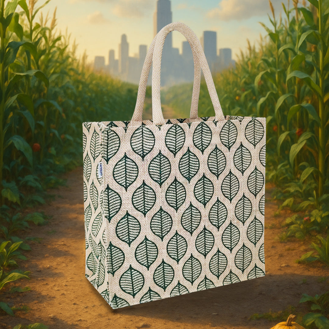 EARTHY CHARM JUTE BAG