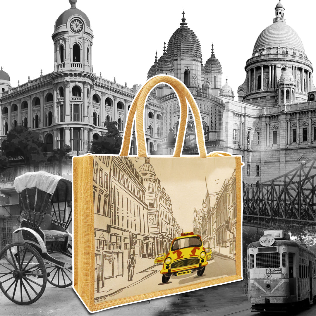 CITY OF JOY JUTE BAG: KOLKATA TAXI TALES