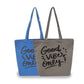 EARTHBAGS CANVAS TOTE BAG IN MULTICOLOR - PACK OF 2