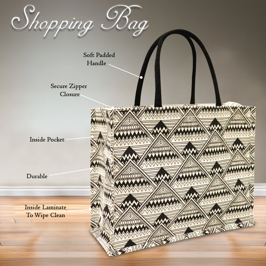 BOHO VOYAGE TOTE: GEOMETRIC MUSE
