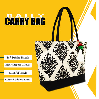 THE VINTAGE GRACE CANVAS TOTE BLENDS TIMELESS STYLE WITH DAILY FUNCTIONALITY