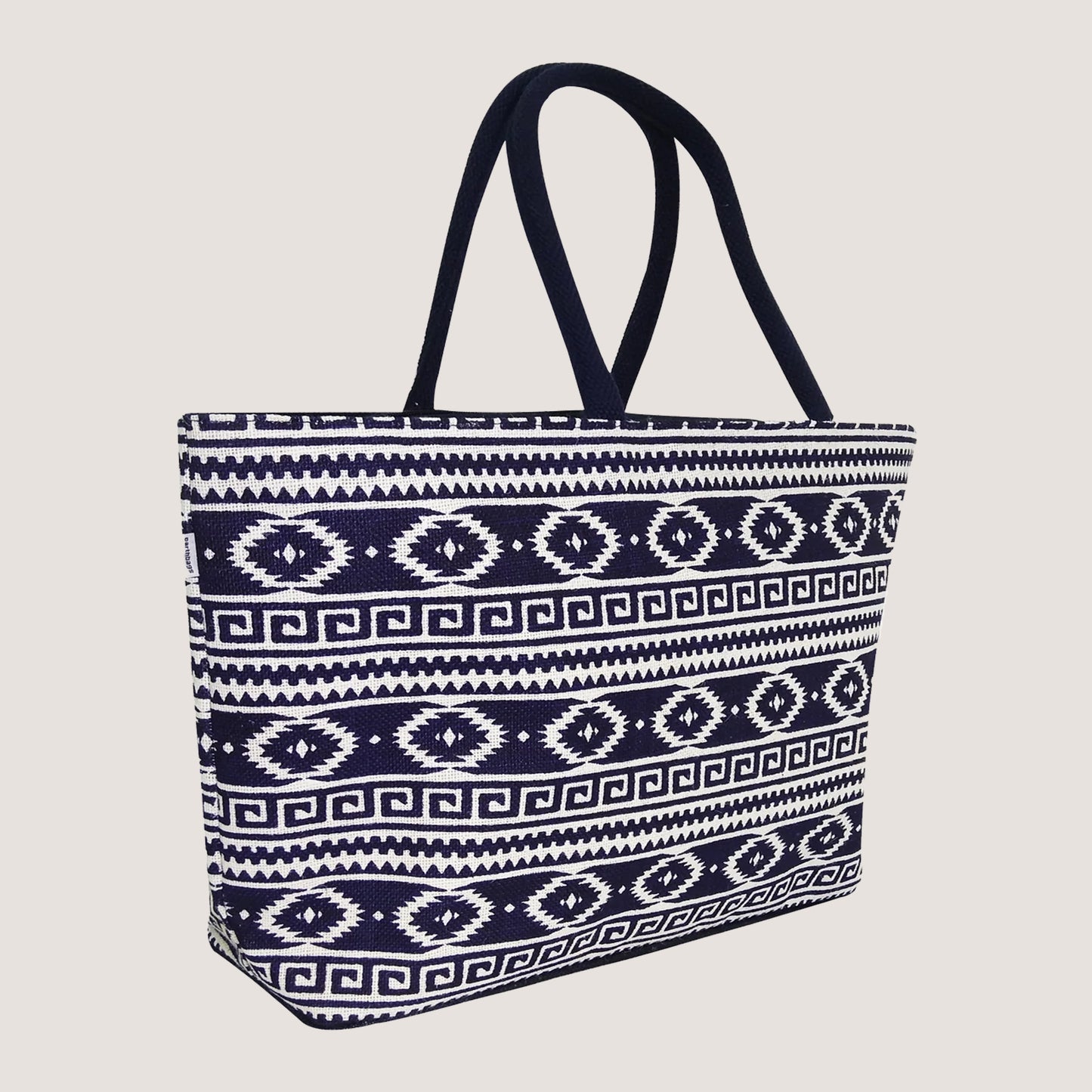 EARTHBAGS TOTE BAG WITH ZIPPER