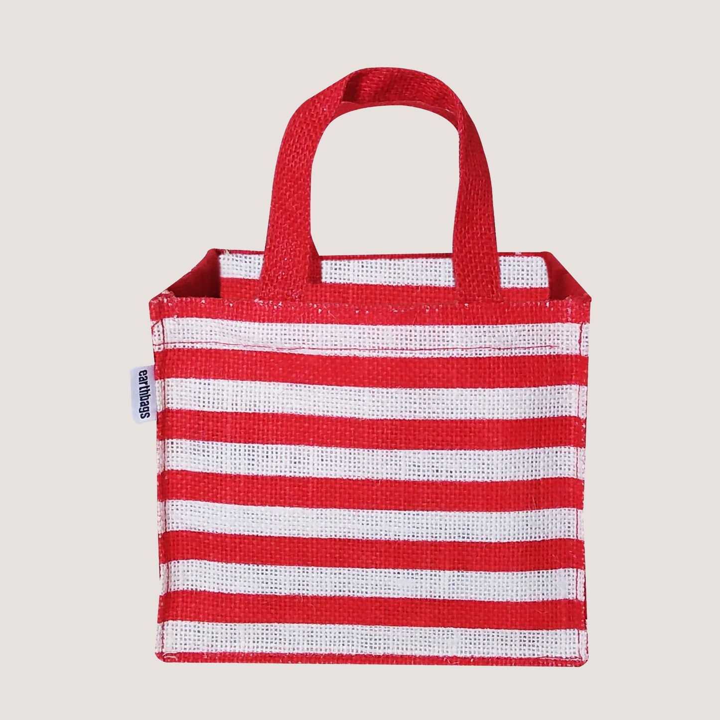 EARTHBAGS STRIPED CUTE JUTES GIFT BAGS - PACK OF 5