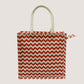 EARTHBAGS PRINTED JUTE LUNCH BAG WITH ZIPPER