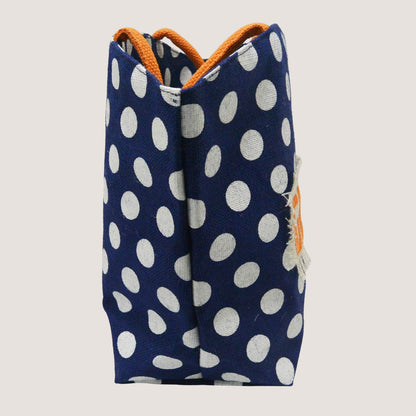 POLKA VIBES EMBROIDERED JUTE BAG