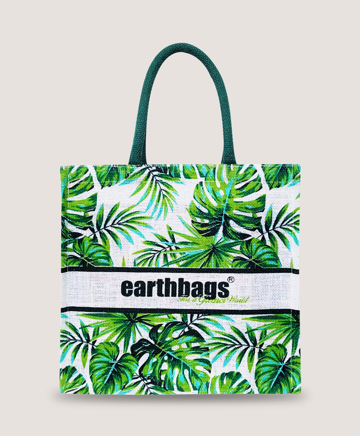 EARTHBAGS PRINTED LUNCH BAGS WITH PADDED HANDLES