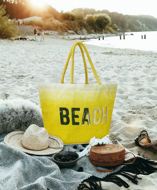 SEQUIN BEACH BAG