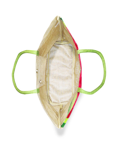 SUMMER VIBES: JUTE BAG WITH SEQUINS EMBELLISHMENT