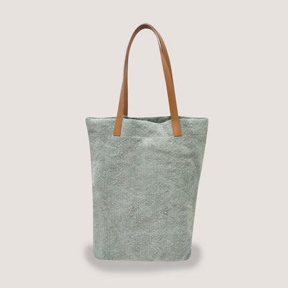 EARTHBAGS WASHED JUTE CANVAS TOTE BAG