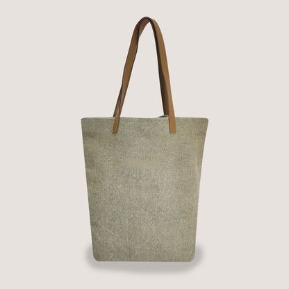 EARTHBAGS WASHED JUTE CANVAS TOTE BAG