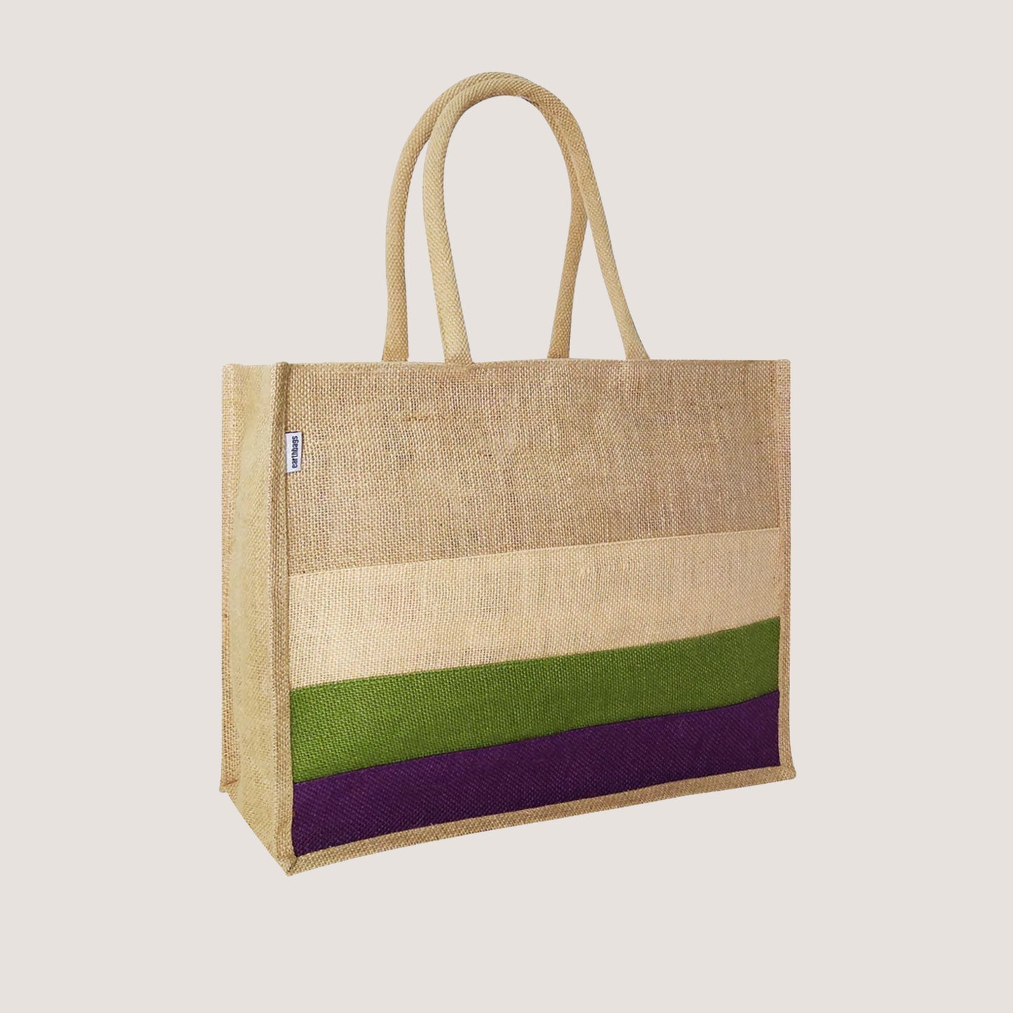 EARTHBAGS LINER SHOPPER IN MULTICOLOR WITH ZIPPER