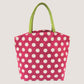EARTHBAGS  GOOD VIBES ONLY JUTE TOTE BAG WITH ZIPPER AND POCKET