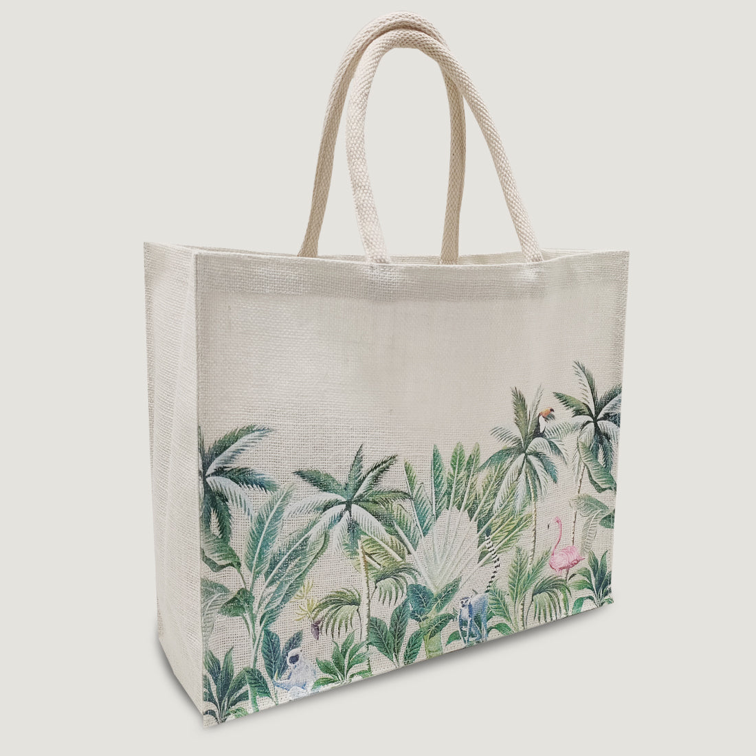 EARTHBAGS PRINTED SHOPPER WITH PADDED HANDLES