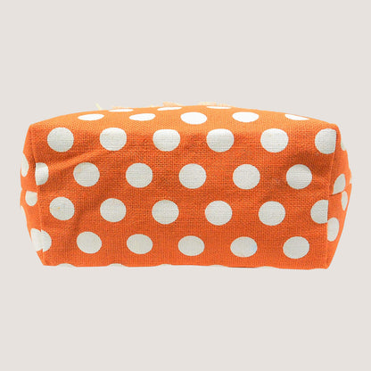POLKA VIBES EMBROIDERED JUTE BAG