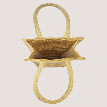 ELEGANT JUTE : HANDWOVEN MATT WEAVE WINE CARRIER FOR EVERY OCCASION