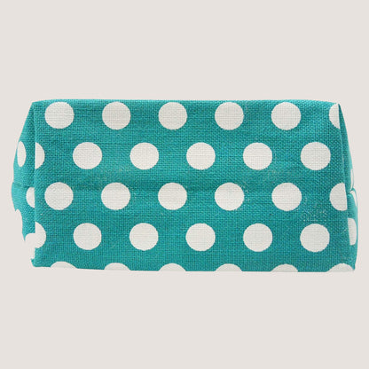 POLKA VIBES EMBROIDERED JUTE BAG
