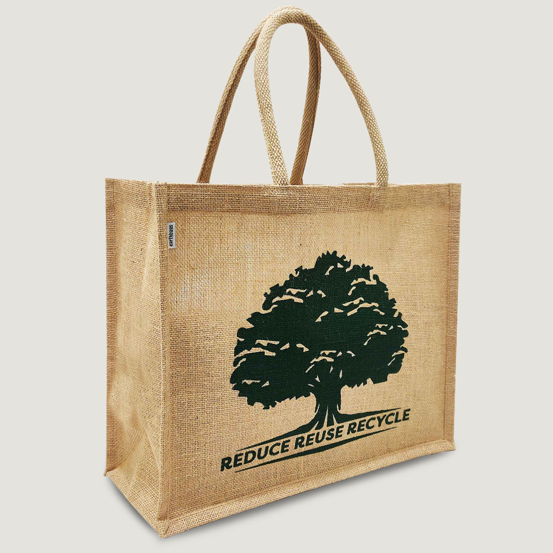 EARTHBAGS PRINTED SHOPPER WITH PADDED HANDLES