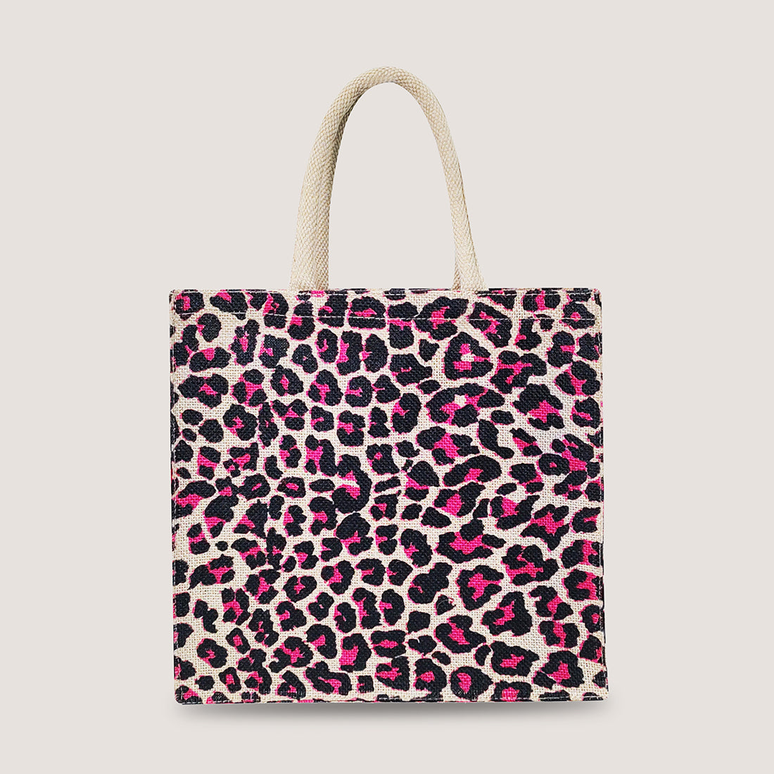 EARTHBAGS LEOPARD PRINTED LUNCH BAGS WITH PADDED HANDLES