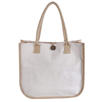 ECO-FRIENDLY BAG WITH LOOP CLOSURE- (Pack of 2)
