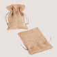 EARTHBAGS JUTE POTLI IN NATURAL COLOR WITH DRAWSTRING - PACK OF 12